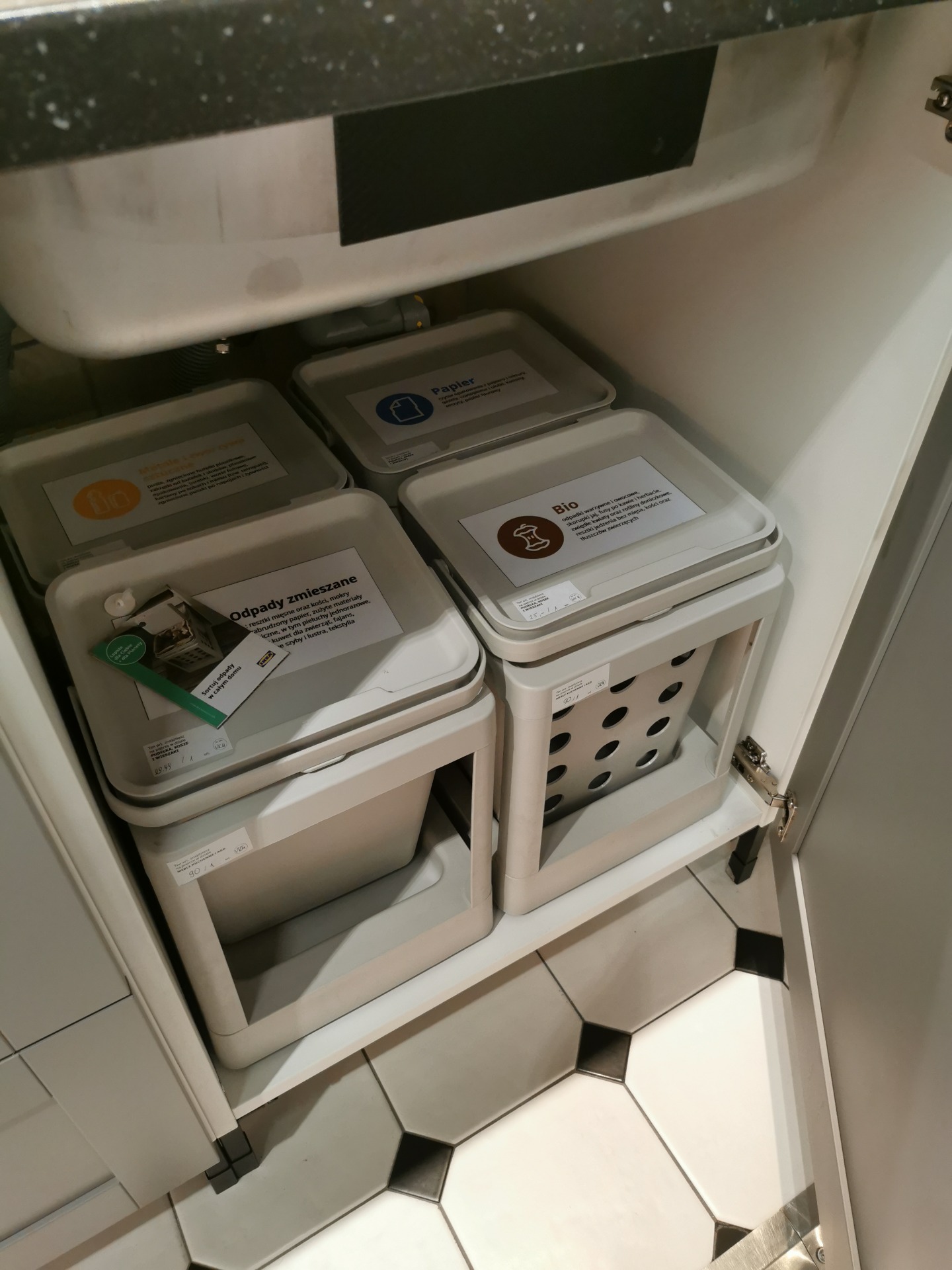 Stylish and Functional The IKEA ENHET Kitchen in Black and Gray